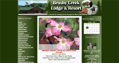 Desktop Screenshot of brushycreeklodge.com